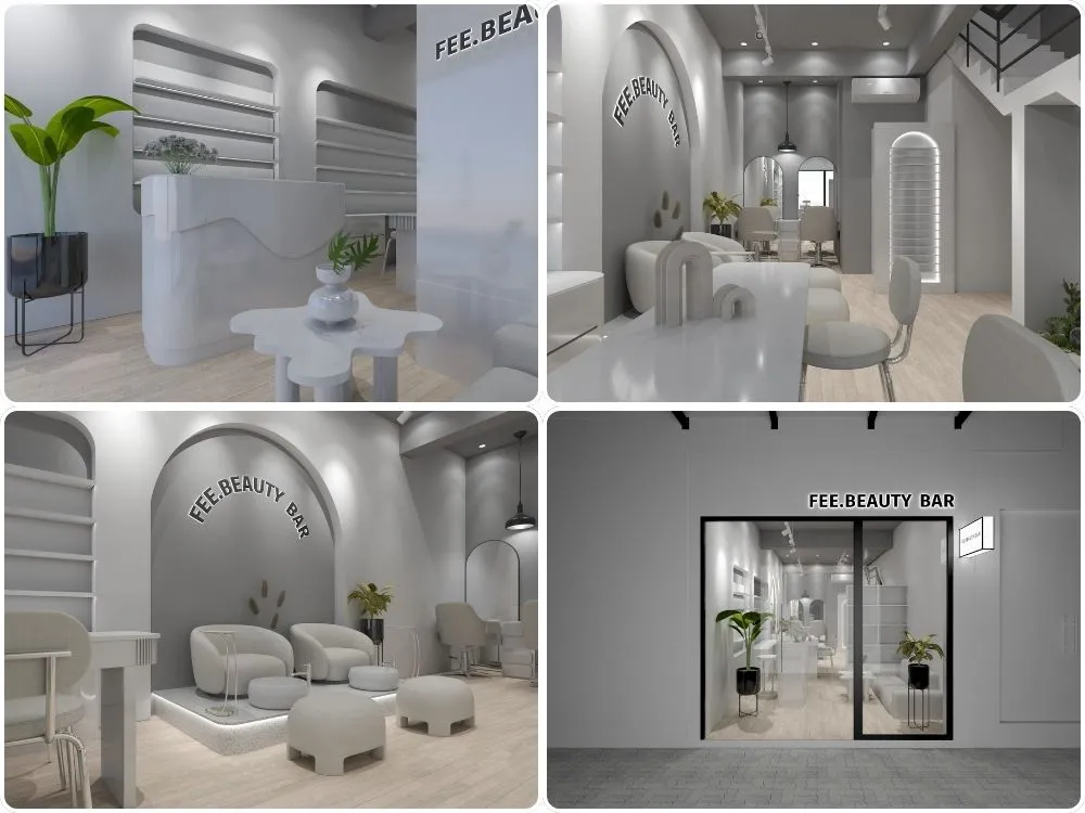 thiết kế tiệm nail tại thủ đức| NỘI THẤT DK