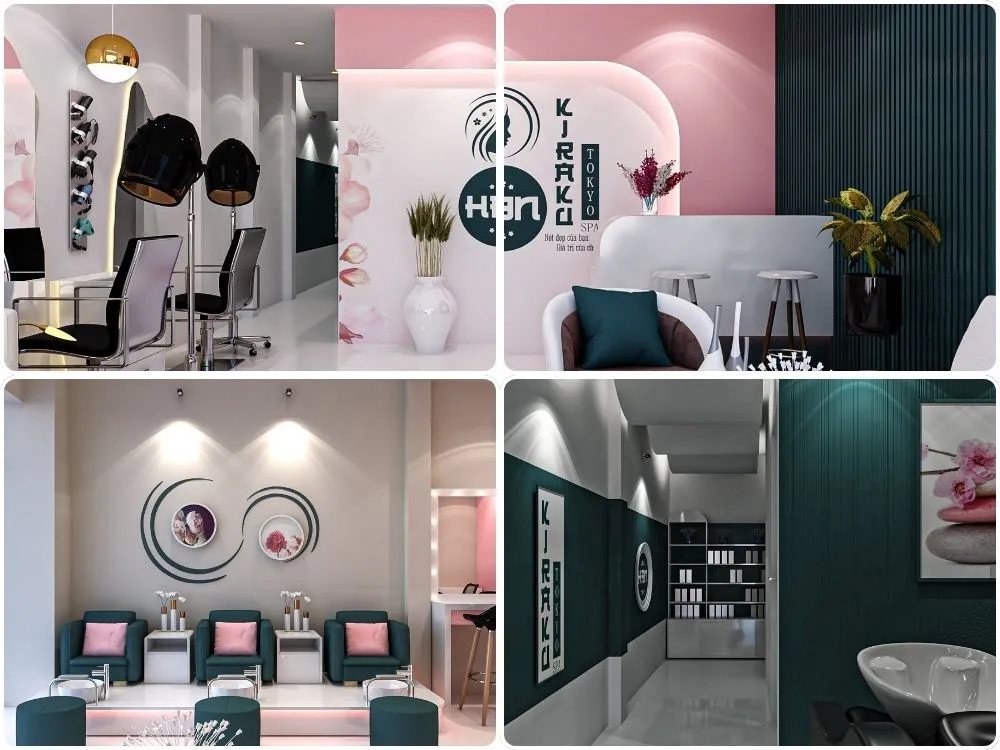 thiết kế tiệm nail tại thủ đức| NỘI THẤT DK