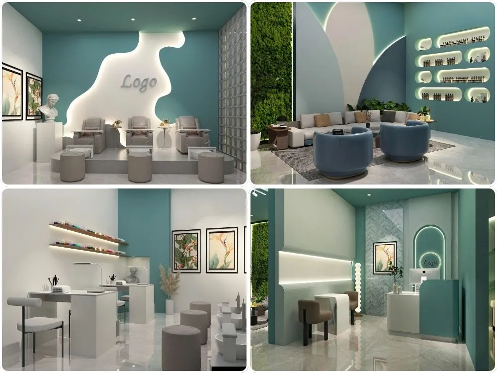 thiết kế tiệm nail tại thủ đức| NỘI THẤT DK