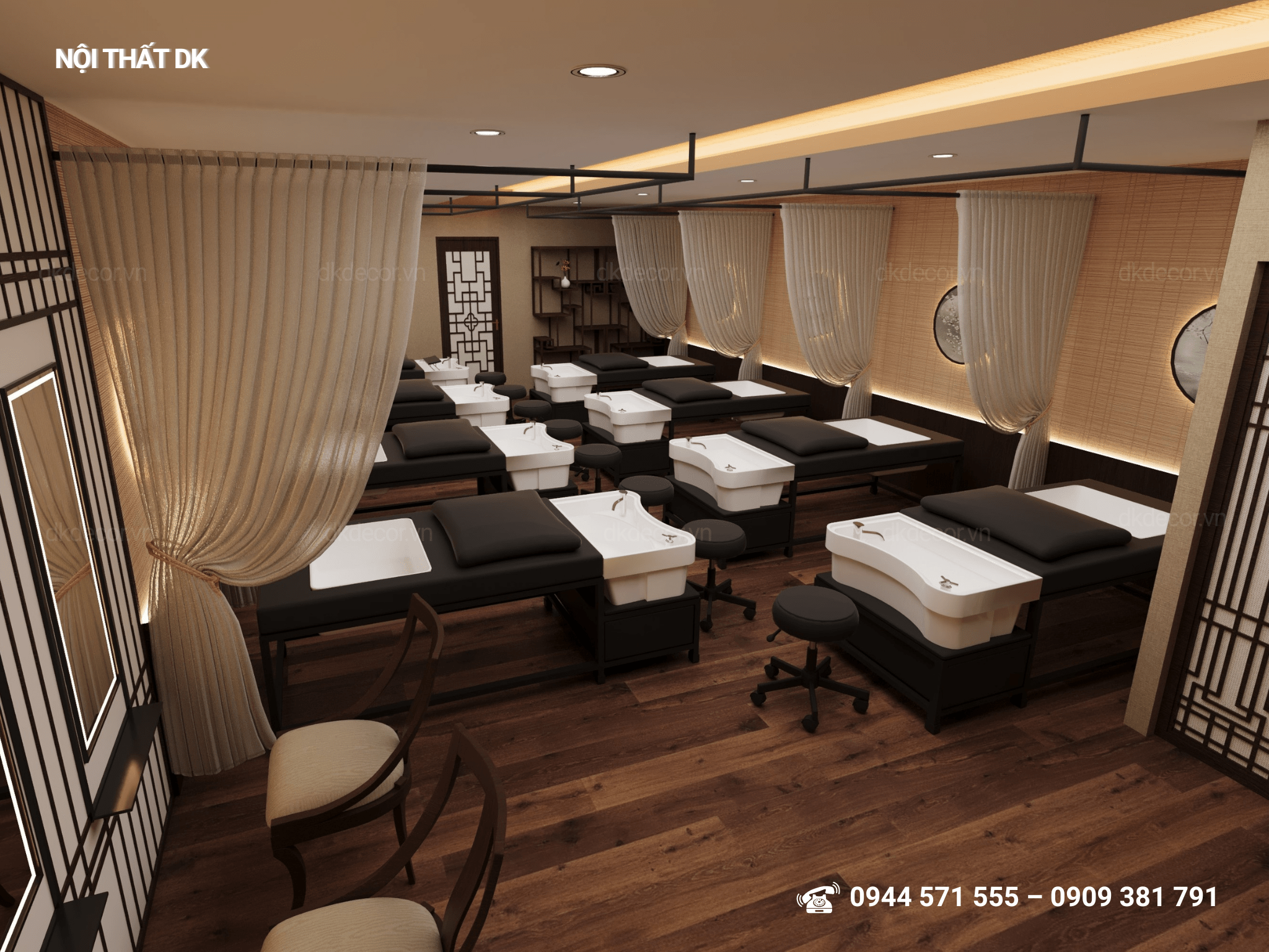Thiết Kế Spa Chị Bích Thủ Đức 140m2