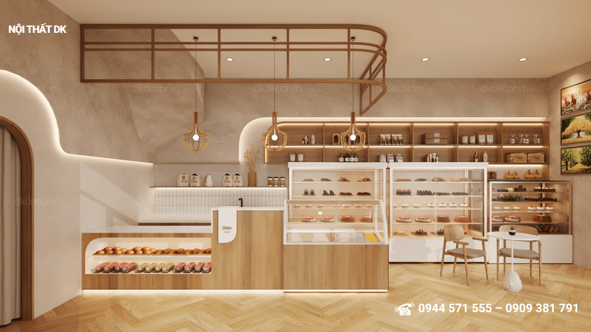 Thiết Kế Tiệm Bánh Snow Bakery Tây Ninh 30m2