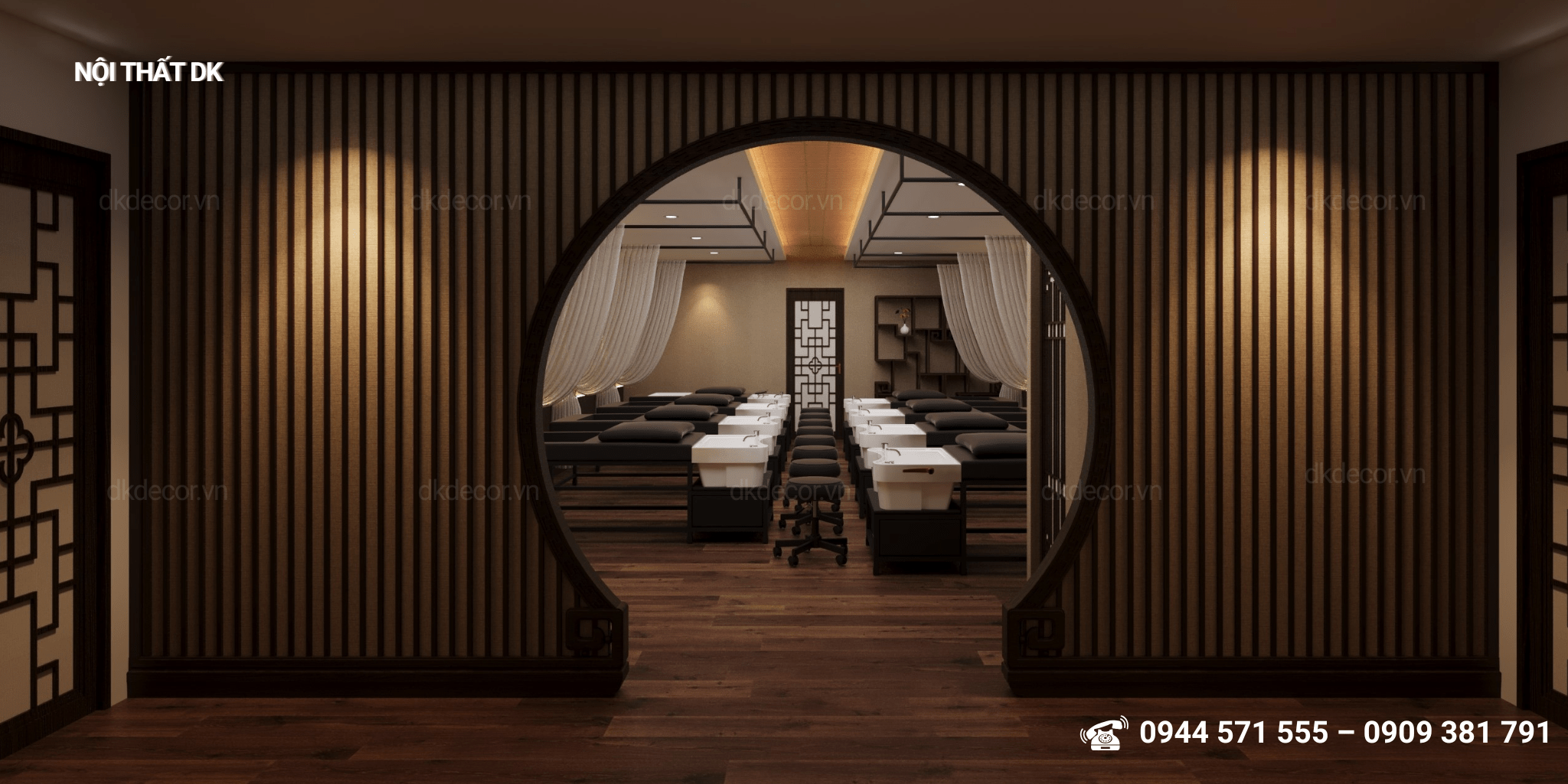 Thiết Kế Spa Chị Bích Thủ Đức 140m2