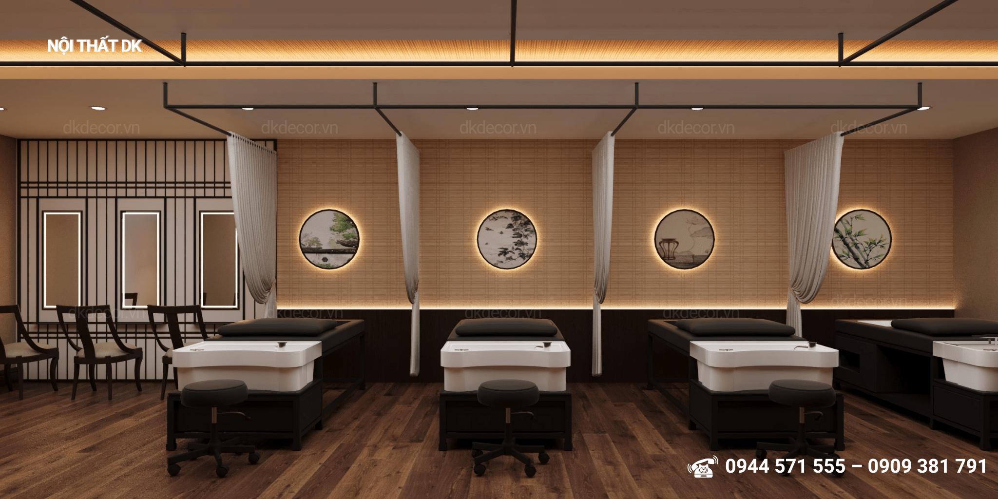 Thiết Kế Spa Chị Bích Thủ Đức 140m2