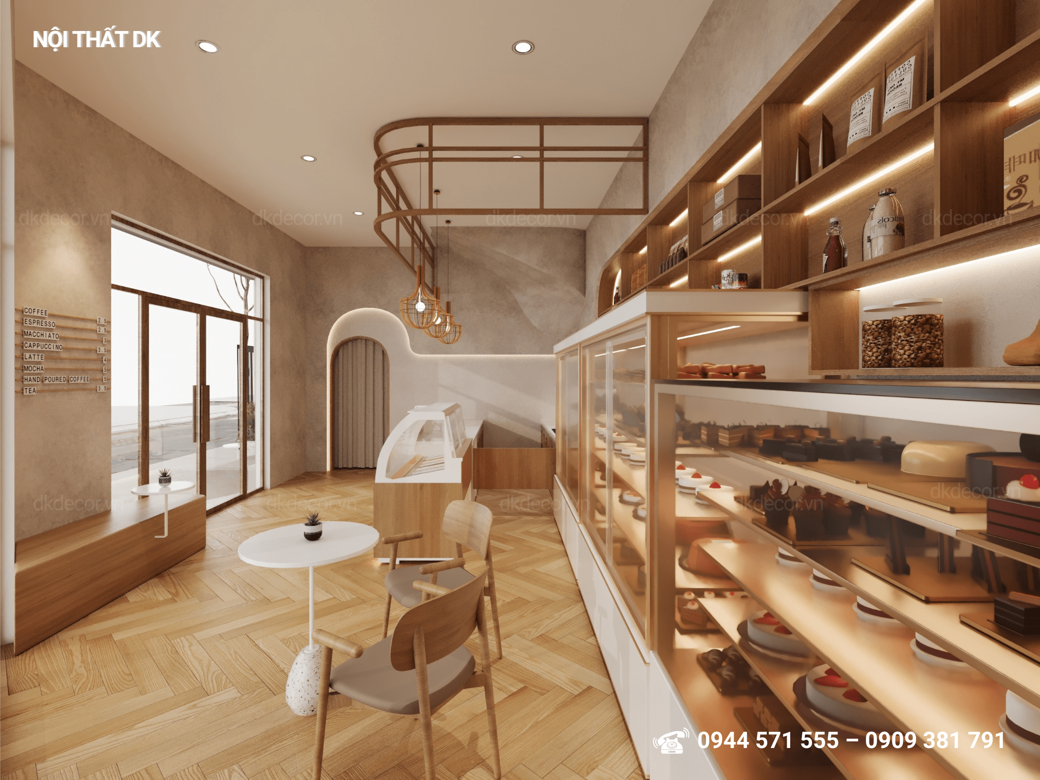 Thiết Kế Tiệm Bánh Snow Bakery Tây Ninh 30m2