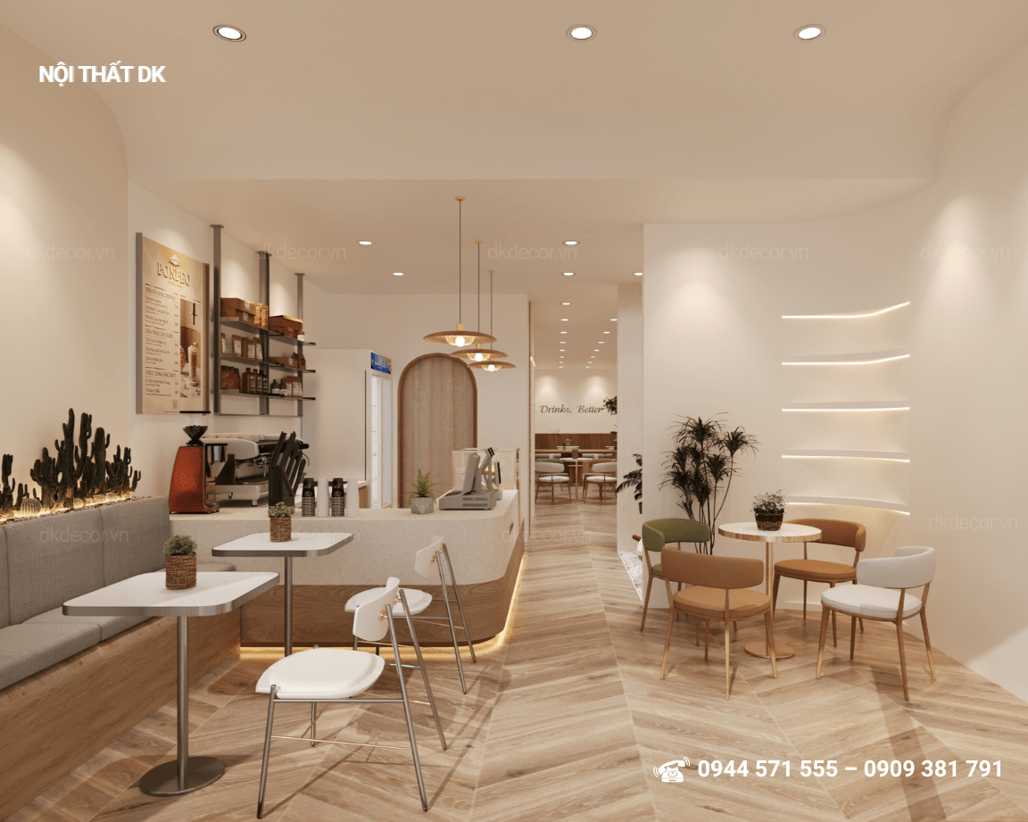 Thiết Kế Tiệm Trà PONPEO Tại Thủ Dầu 1 - Bình Dương Thiết Kế Tiệm Trà PONPEO Tại Thủ Dầu 1 - Bình Dương
