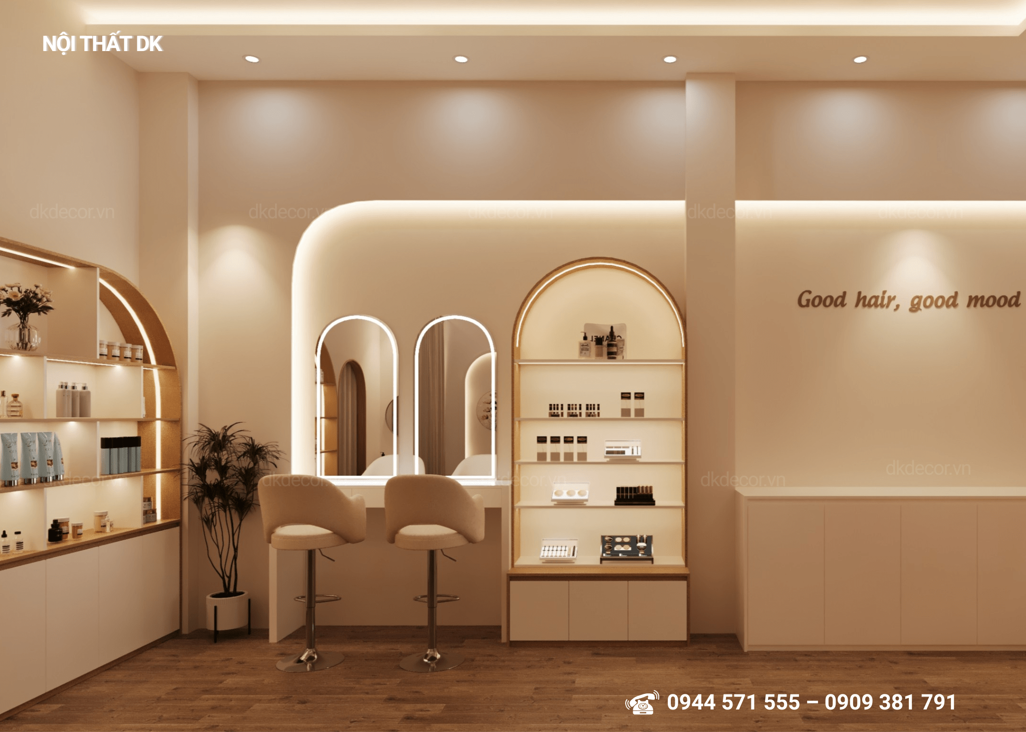 [Dự Án Nội Thất DK] Thiết Kế Nội Thất Ivan Spa diện tích 75m2 tại Biên Hòa - Đồng Nai