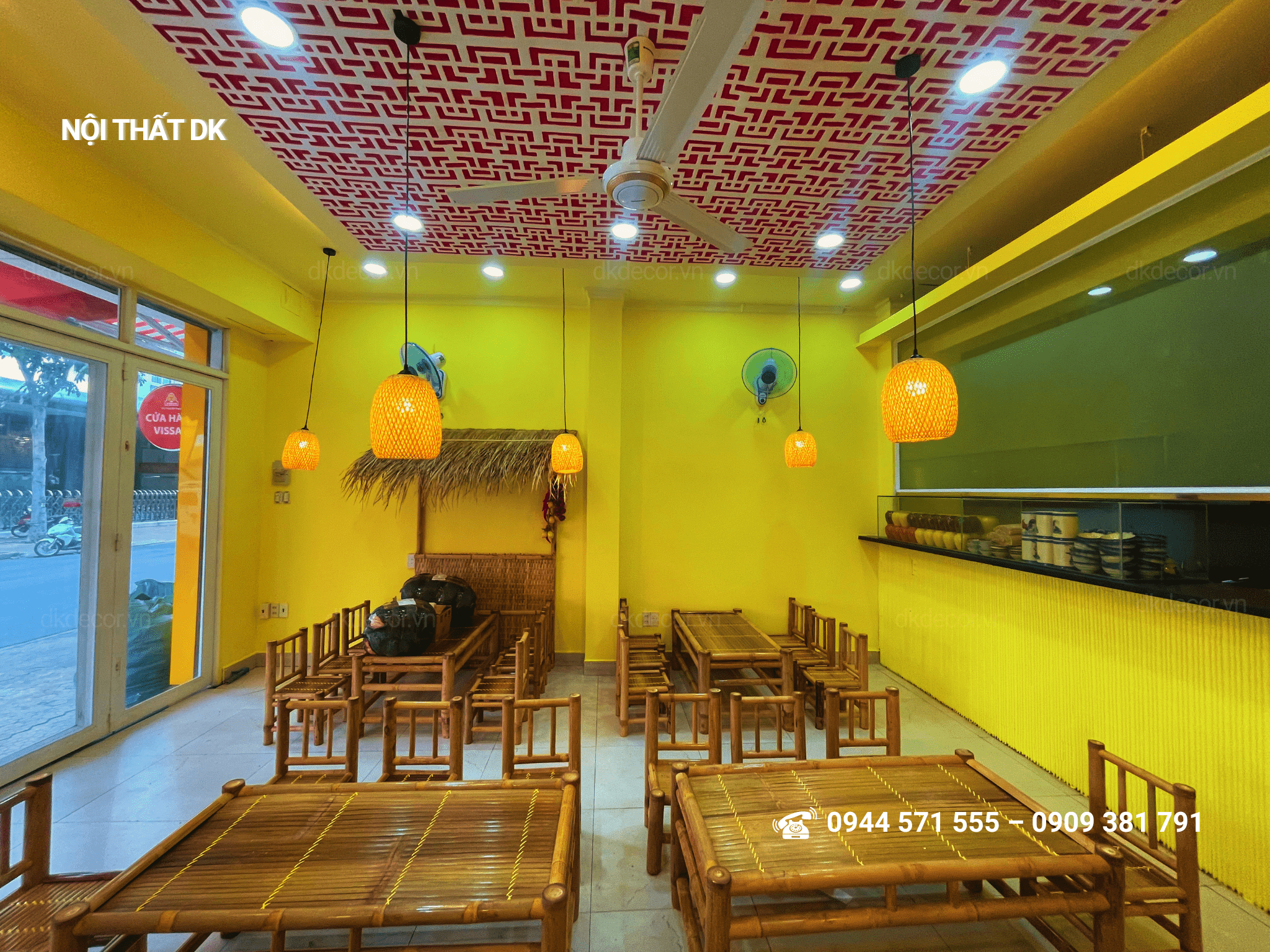thi công quán bún đậu mắm tôm - ĐẬU YÊU