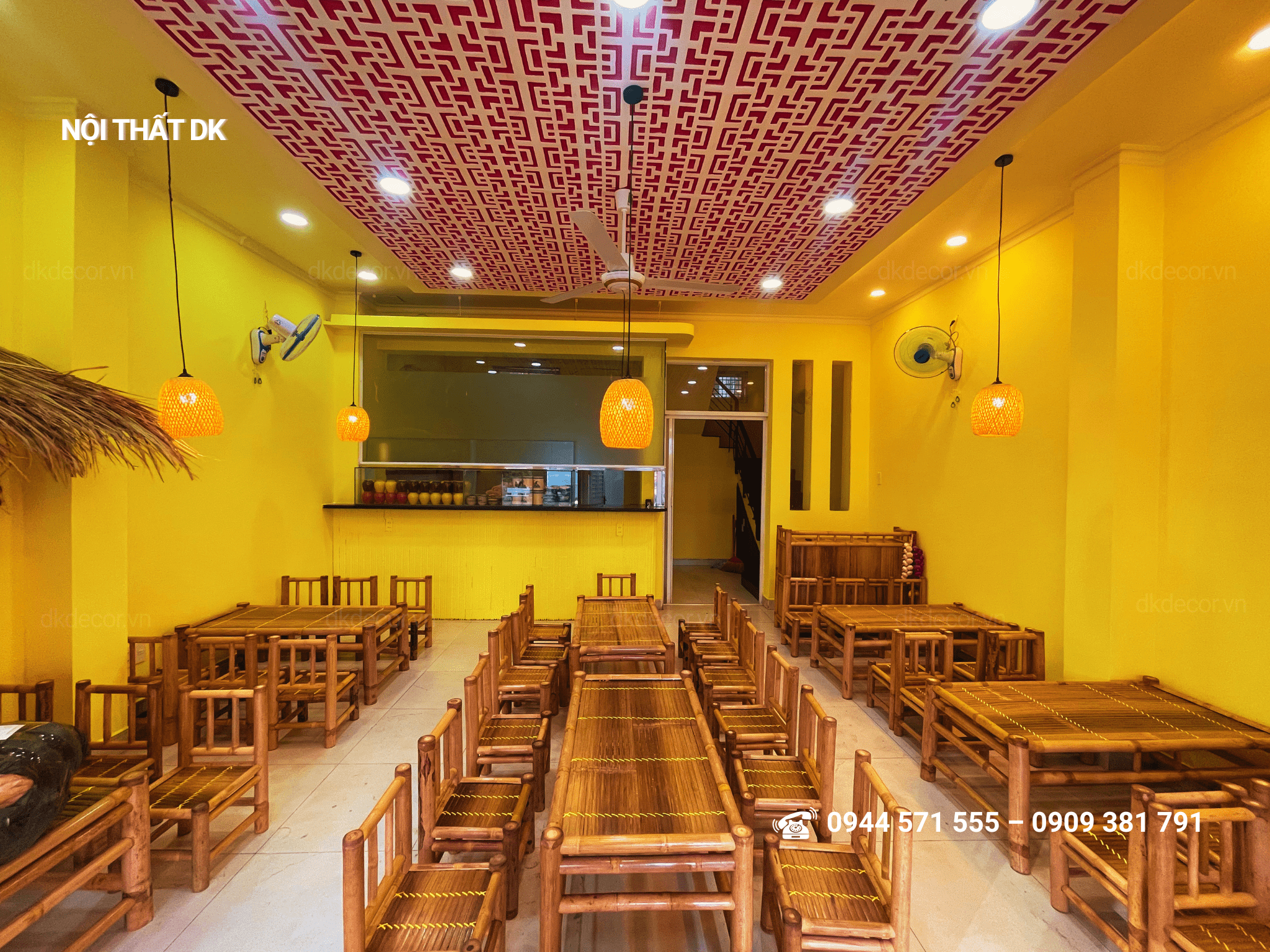 thi công quán bún đậu mắm tôm - ĐẬU YÊU