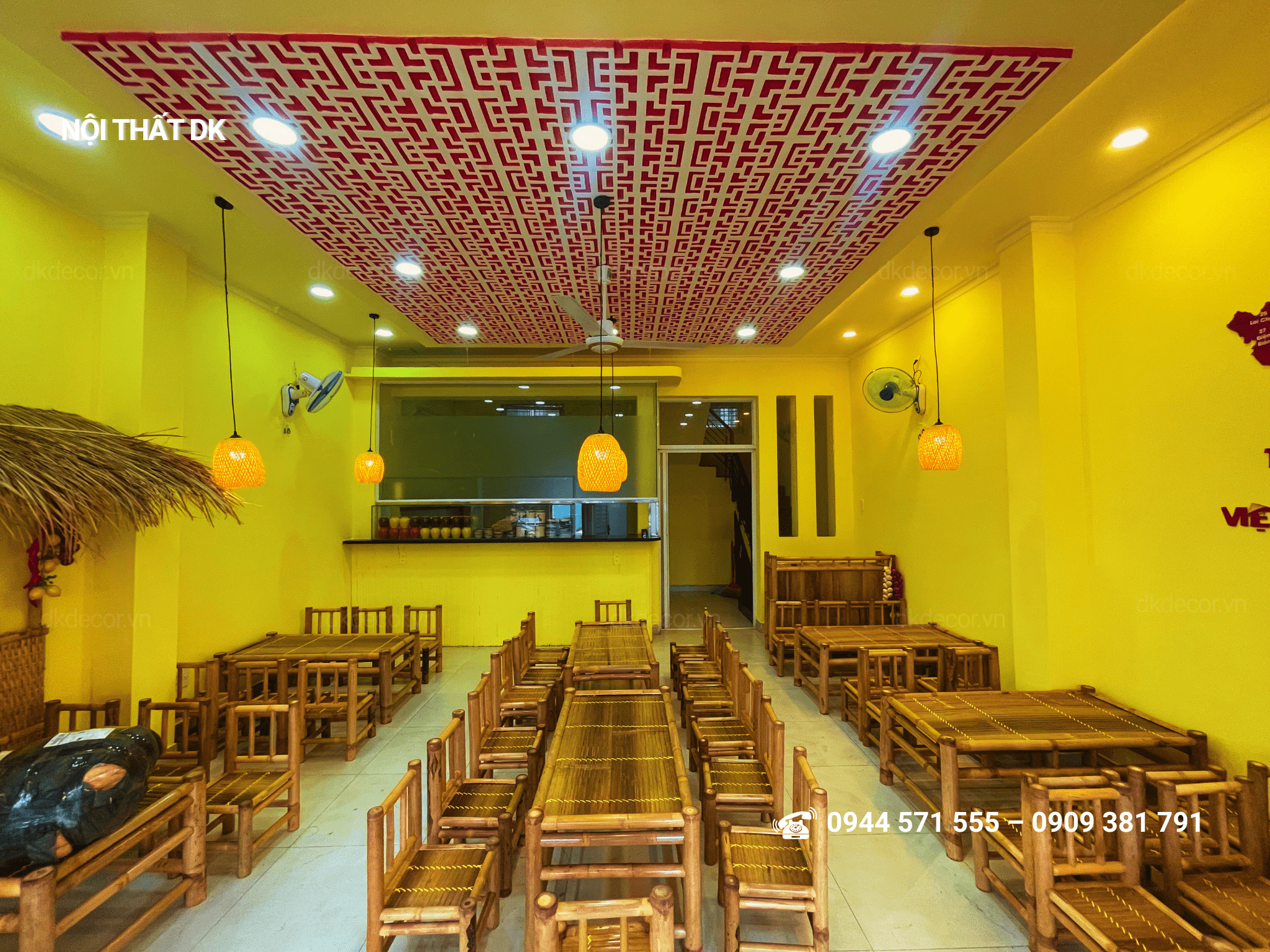thi công quán bún đậu mắm tôm - ĐẬU YÊU