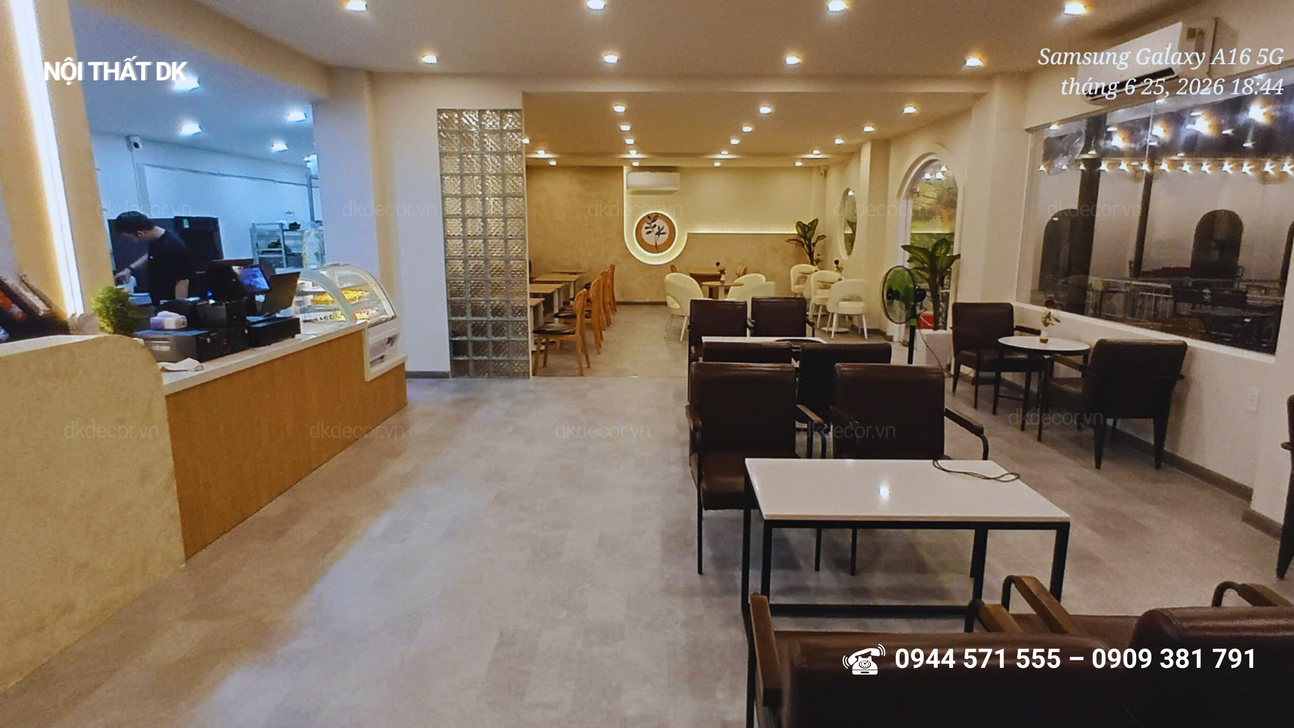 Thi công quán coffee Timiso tại Long Thành, Đồng Nai