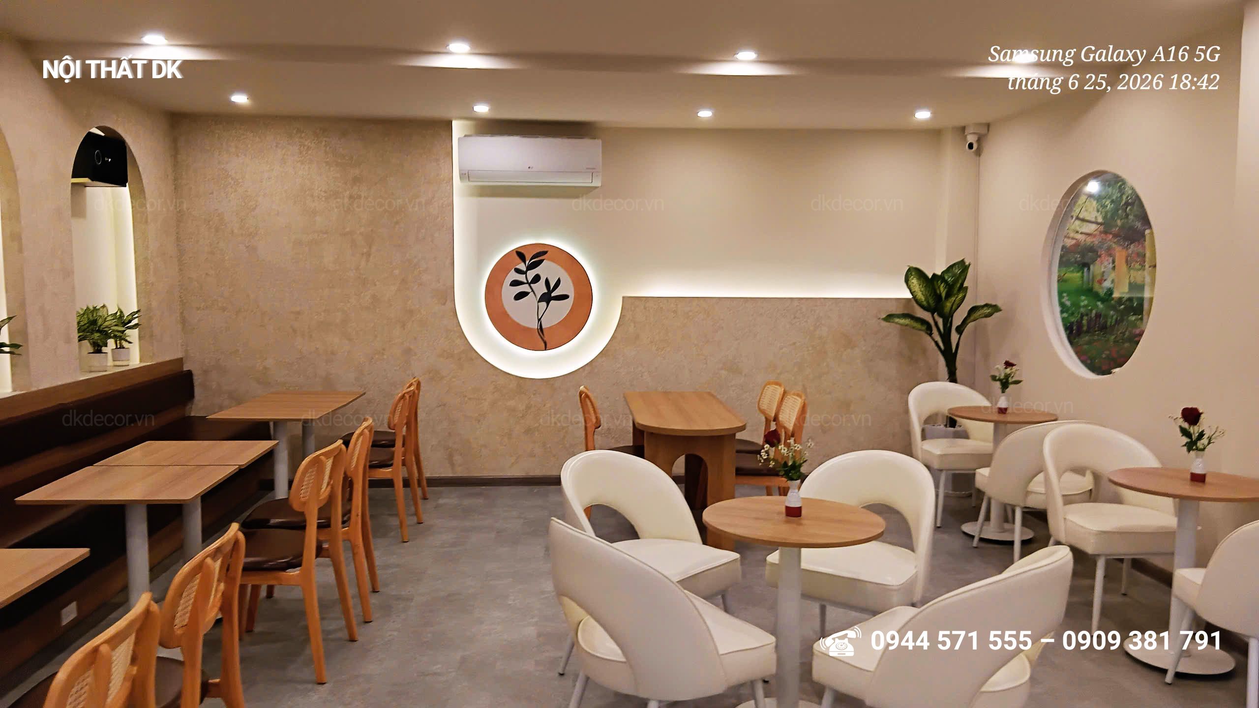 Thi công quán coffee Timiso tại Long Thành, Đồng Nai