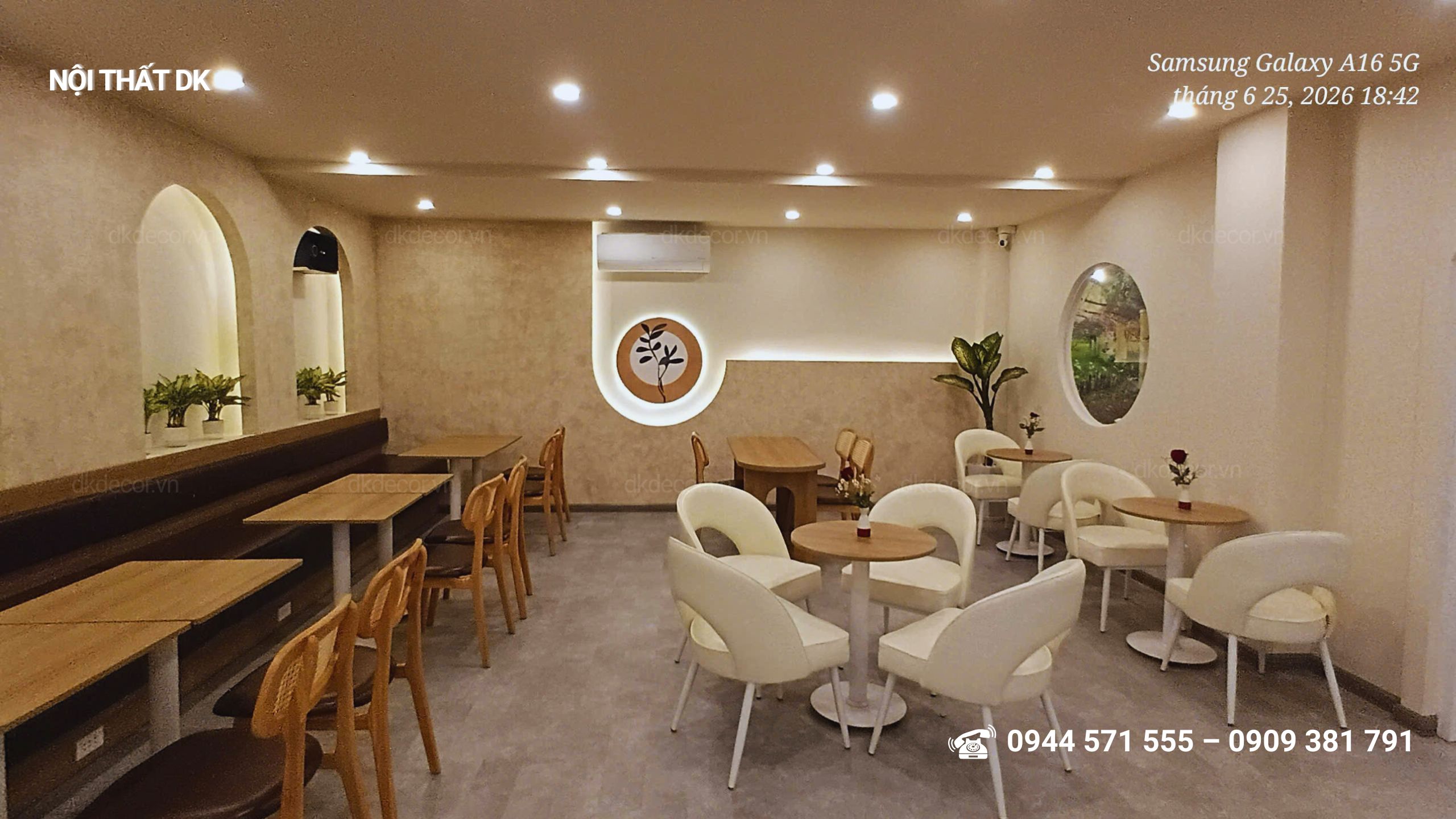 Thi công quán coffee Timiso tại Long Thành, Đồng Nai